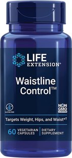 Life Extension, Жироспалювач для стегон та талії, Waistline Control, 60 вегетаріанських капсул (LEX-25096), фото