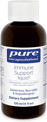 Pure Encapsulations, Поддержание иммунитета жидкость, Immune Support liquid, ежедневная иммунная поддержка для взрослых и детей, 120 мл (PE-01068), фото