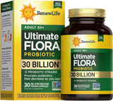 Пробиотик для взрослых 50+ 30 млрд КОЕ Renew Life Ultimate Probiotic Flora Adult 50+ - 30 веганских капсул, фото