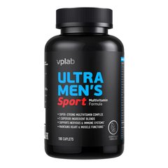 VPLab, Ultra Men's Sport Multivitamin, Спортивні мультивітаміни для чоловіків, 180 капсул (VPL-35671), фото