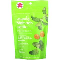 UpSpring, Stomach Settle Drops, Mint, 28 Individually Wrapped Drops, 112 г (UPG-56001), фото