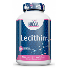 Haya Labs, Лецитин, 1200 мг, 100 гелевых капсул (820214), фото