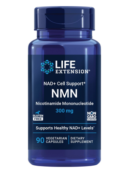 Нікотинамід мононуклеотид 300 мг Life Extension NMN Nicotinamide Mononucleotide NAD+ Cell Support - 90 вегетаріанських капсул, фото