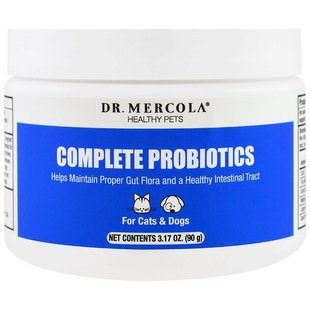 Dr. Mercola, комплекс пробіотиків, для котів та собак, 90 г (MCL-01031), фото