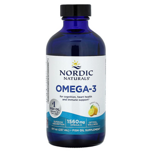 Nordic Naturals, Омега-3 зі смаком лимона, 1560 мг, 237 мл (NOR-02763), фото