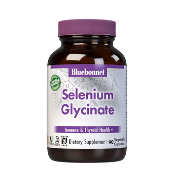 Bluebonnet Nutrition, Селена гліцинат, 200 мкг, без дріжджів, 90 рослинних капсул (BLB-00678), фото