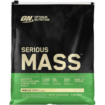 Optimum Nutrition, Serious Mass, ваніль, 5443 г (103486), фото