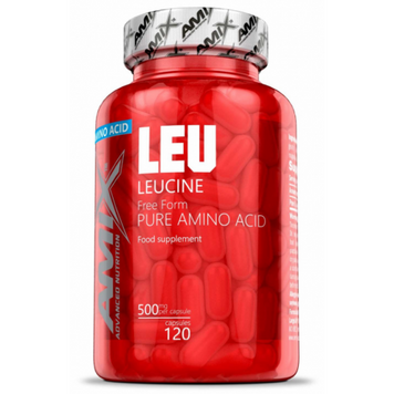 Amix, L-Leucine Pure, Лейцин, 1000 мг, 120 капсул (822145), фото