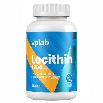 VPLab, Lecithin, Лецитин соєвий, 1200 мг, 120 гелевих капсул (VPL-36102), фото