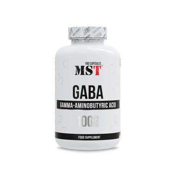 ГАМК 1000 мг MST GABA - 180 капсул, фото
