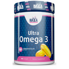Haya Labs, Ultra Omega 3, 180 гелевих капсул (818915), фото