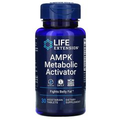Life Extension, активатор метаболизма AMPK, 30 вегетарианских таблеток (LEX-22073), фото