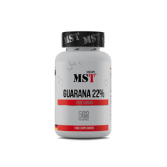 MST, Гуарана 22%, Guarana 22%, 500 мг, 120 капсул (MST-16493), фото