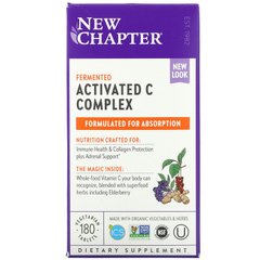 New Chapter, Органический комплекс с витамином С, 180 вегетарианских таблеток (NCR-00631), фото