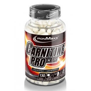 IronMaxx, L-карнітин, Carnitine Pro, 130 капсул (815219), фото