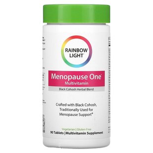 Rainbow Light, Menopause One, мультивітамінний комплекс на харчовій основі, 90 таблеток (RLT-11243), фото