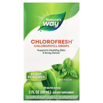 Хлорофилл в каплях Nature's Way Chlorofresh Chlorophyll Drops | мята - 59 мл, фото