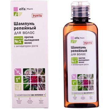 Шампунь для волосся ELFA PHARM Реп'яховий - 200 мл, фото