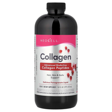 Жидкий коллаген пептиды NeoCell Advanced BioActive Collagen Peptides | гранат - 473 мл, фото