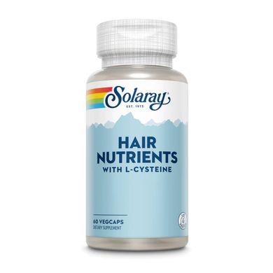 Solaray, Питательные вещества для волос, 60 растительных капсул (SOR-04790), фото