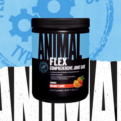 Animal, Flex, порошок для підтримки суглобів, зі смаком апельсина, 339 г (UNN-03281), фото