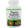 Папаин, Papaya Enzymes, Natural Factors, 120 таблеток (NFS-01749)