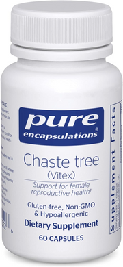 Pure Encapsulations, Chaste Tree (Vitex), витекс священный, 225 мг, 60 капсул (PE-01052), фото