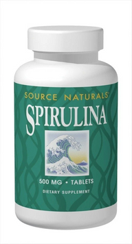 Source Naturals, Spirulina, Спирулина, 500 мг, 100 таблеток (SNS-00637), фото