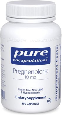 Прегненолон, Pregnenolone, Pure Encapsulations, 10 мг, 60 капсул (PE-00219), фото