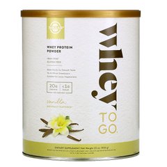 Solgar, Whey To Go, порошок сывороточного белка, ваниль, 936 г (SOL-03668), фото