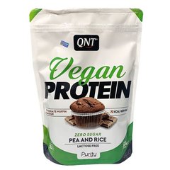 QNT, Vegan Protein, шоколадний мафін, 500 г (QNT-40879), фото
