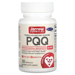 Jarrow Formulas, PQQ, піролохінолінхінон, 20 мг, 30 капсул (JRW-12032), фото