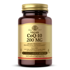 Коэнзим Q10, CoQ-10, Solgar, 200 мг, 30 капсул (SOL-00948), фото