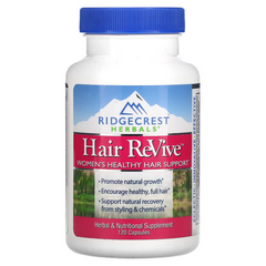 RidgeCrest Herbals, Hair ReVive, засіб для волосся, 120 капсул (RDH-00305), фото