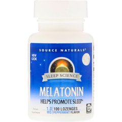Мелатонин, Source Naturals, 100 таблеток., (SNS-00709), фото