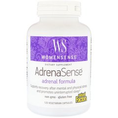 Поддержка надпочечников, AdrenaSense, Natural Factors, 120 капсул (NFS-04942), фото