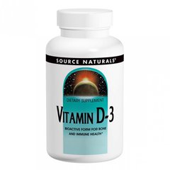 Source Naturals, Витамин D3, 2000 МЕ, 100 мягких гелевых капсул (SNS-02144), фото