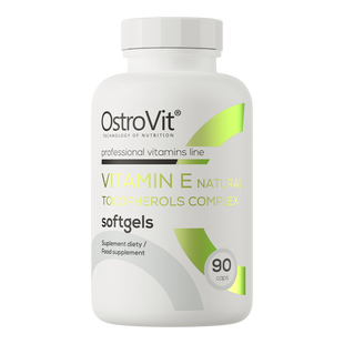 Ostrovit, Вітамін E Токофероли Комплекс, Vitamin E Tocopherols Complex, 90 капсул (OST-90254), фото