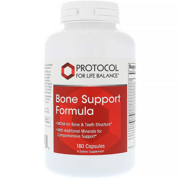 Protocol for Life Balance, Bone Support Formula, 180 капсул (PRT-11228), фото