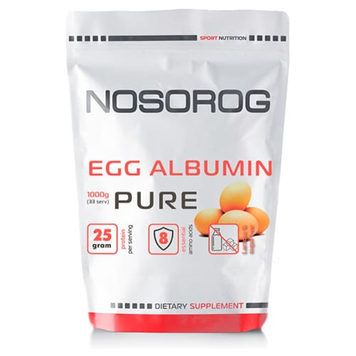 Яєчний альбумін Nosorog EGG Albumin | без смаку - 1000 г, фото