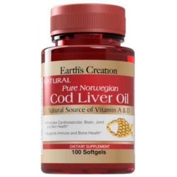 Earth's Creation, Cod Liver Oil, 100 гелевих капсул (EAC-00102), фото