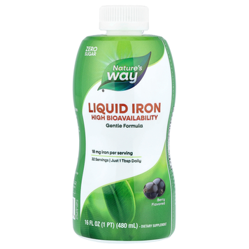 Рідке залізо Nature's Way Liquid Iron | ягоди - 480 мл, фото