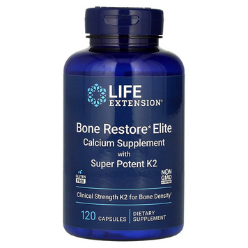 Life Extension, Bone Restore Elite, восстановление костей, 120 капсул (LEX-24161), фото
