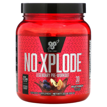 BSN, N.O.-Xplode, Legendary Pre-Workout, со вкусом фруктового пунша, 555 г (BSN-00152), фото