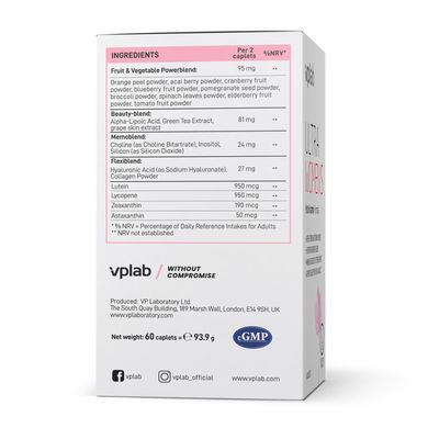 VPLab, Ultra Women's Multivitamin Formula, жіноча мультивітамінна формула, 60 капсул (VPL-36210), фото