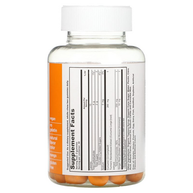 T-RQ, Жевательные мармеладки для взрослых, куркума + имбирь, манго, 60 жевательных таблеток (QRT-00139), фото
