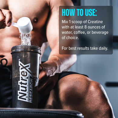 Креатин моногідрат 5000 мг Nutrex Research Creatine Monohydrate | без смаку - 2000 г, фото