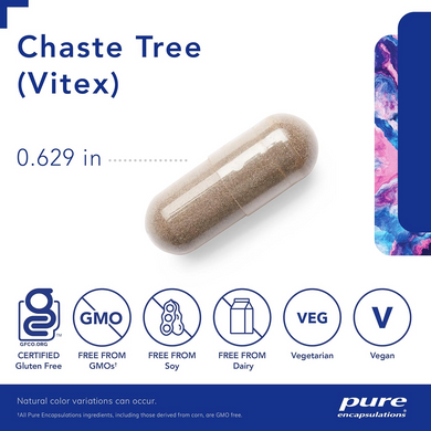 Pure Encapsulations, Chaste Tree (Vitex), вітекс священний, 225 мг, 60 капсул (PE-01052), фото