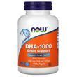 Now Foods, DHA-1000 для улучшения работы мозга, с повышенной силой действия, 1000 мг, 90 мягких таблеток (NOW-01614)