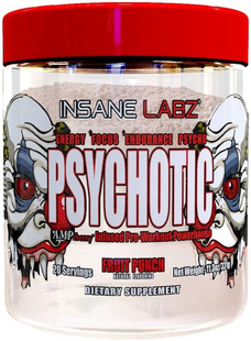 Insane Labz, Psychotic Clear, 20 порцій, Fruit Punch, 321 г (INL-27434), фото